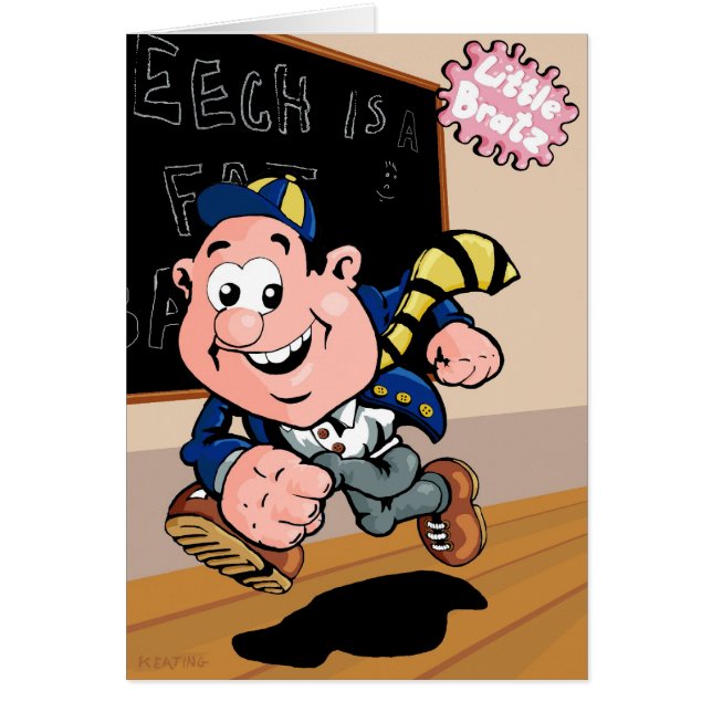 'Eric At School' Card (Front)