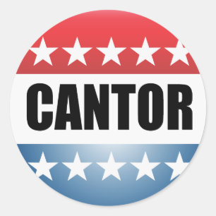ERIC CANTOR CLASSIC ROUND STICKER