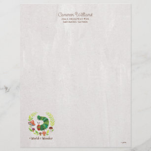 Eric Carle A World of Wonder Custom Letterhead