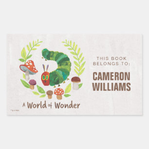Eric Carle A World of Wonder Rectangular Sticker