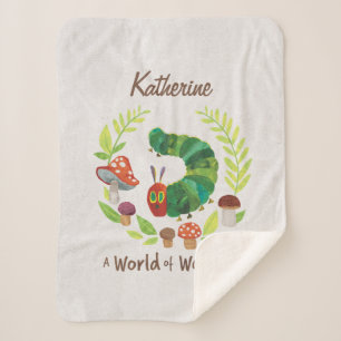Eric Carle   A World of Wonder Sherpa Blanket