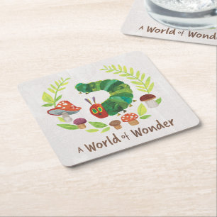 Eric Carle A World of Wonder Square Paper Coaster
