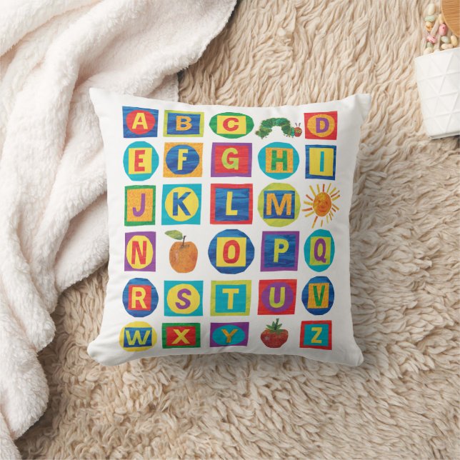 Eric Carle | Alphabet Blocks Pattern Cushion (Blanket)