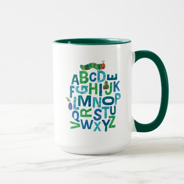 Eric Carle | Alphabet Caterpillar Letters Pattern Mug (Right)