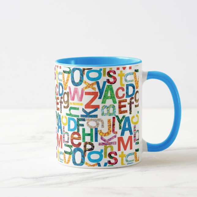 Eric Carle | Alphabet Pattern Letters Mug (Right)