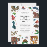 Eric Carle | Brown Bear - Forest Friends Birthday Invitation<br><div class="desc">Celebrate your child's Birthday with these festive Eric Carle Birthday invitations featuring all the forest animals. Personalise by adding all your party details!</div>