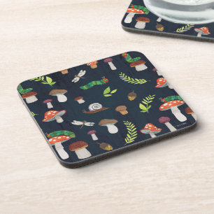 Eric Carle   Bugs and Mushrooms Pattern Coaster