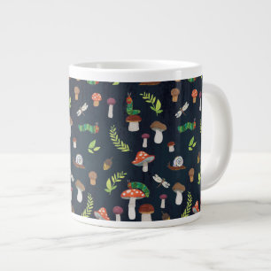 Eric Carle   Bugs and Mushrooms Pattern Large Coffee Mug
