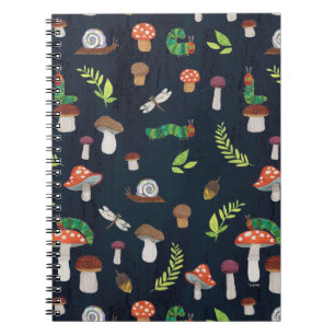 Eric Carle   Bugs and Mushrooms Pattern Notebook