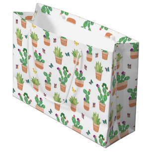 Eric Carle   Caterpillar, Cactus, and Butterfly Pa Large Gift Bag