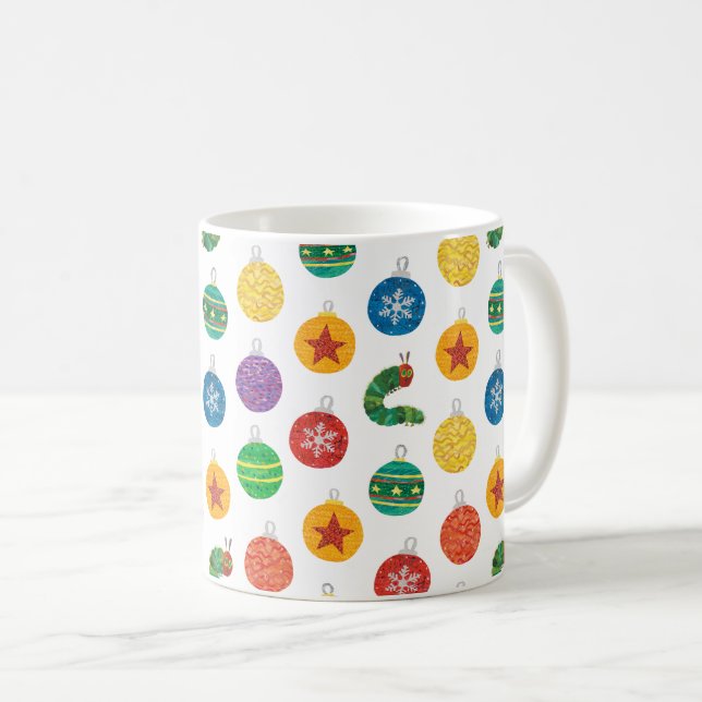 Eric Carle | Caterpillar Christmas Pattern Coffee Mug (Front Right)