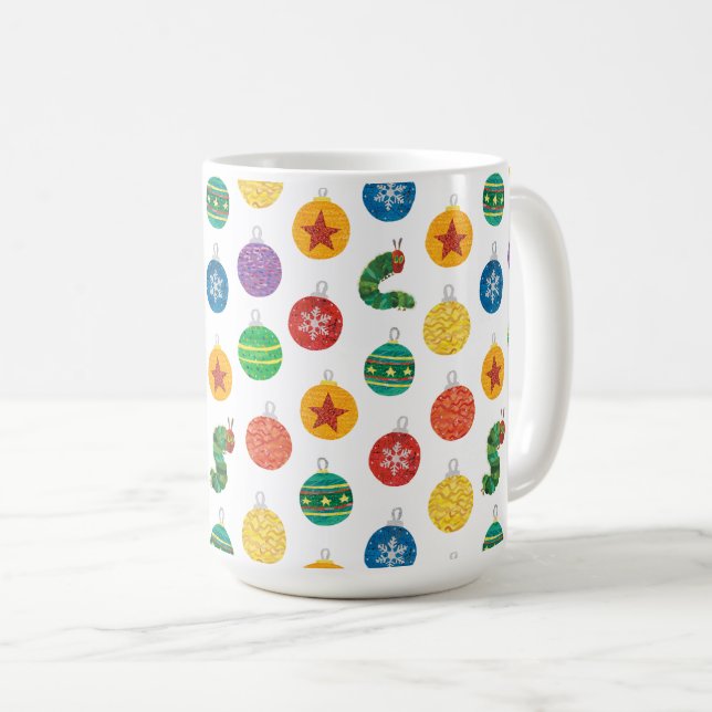 Eric Carle | Caterpillar Christmas Pattern Coffee Mug (Front Right)
