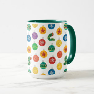 Eric Carle   Caterpillar Christmas Pattern Mug