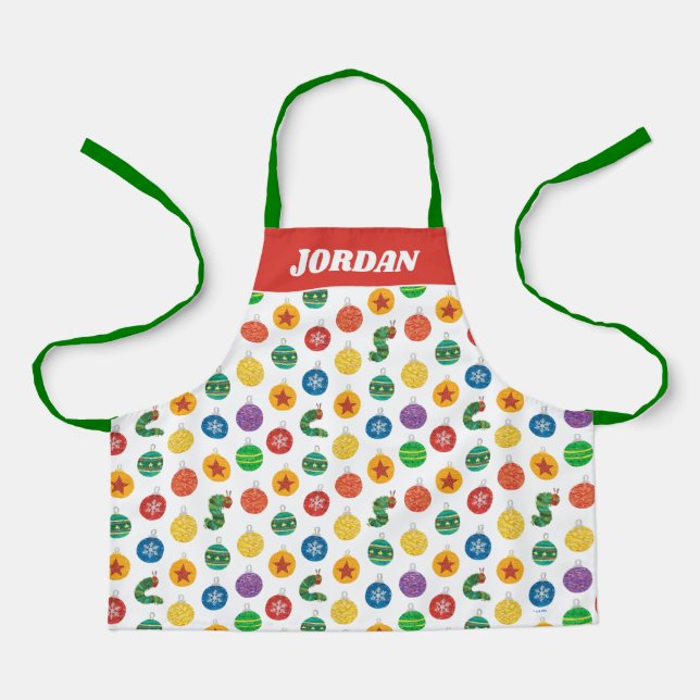 Eric Carle | Caterpillar Christmas | Personalise Apron (Front)