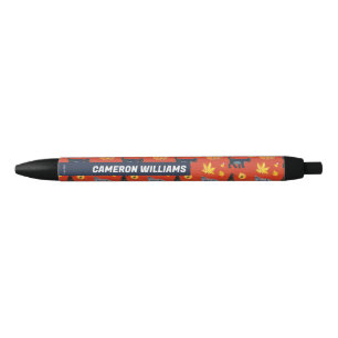 Eric Carle   Caterpillar Halloween Pattern Black Ink Pen
