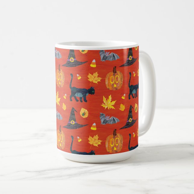 Eric Carle | Caterpillar Halloween Pattern Coffee Mug (Front Right)