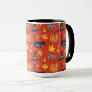 Eric Carle   Caterpillar Halloween Pattern Mug