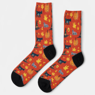 Eric Carle   Caterpillar Halloween Pattern Socks
