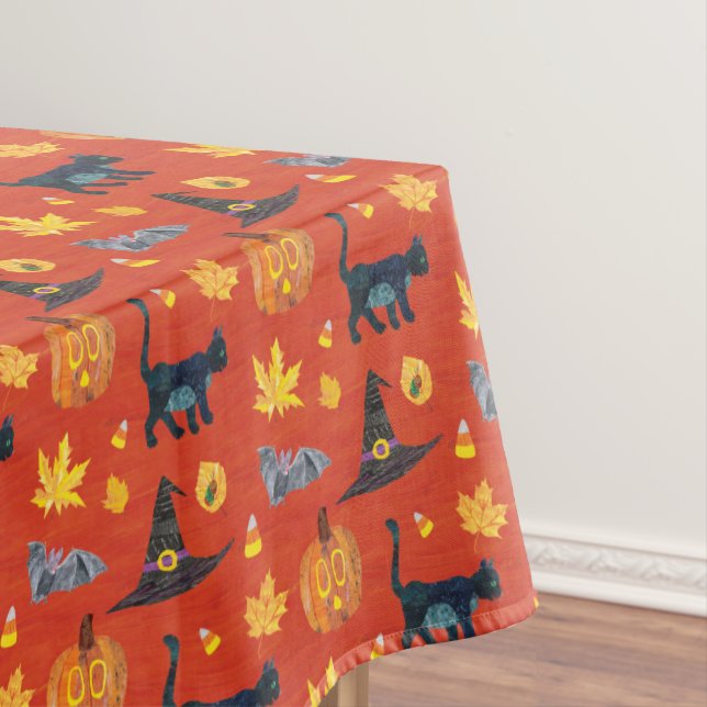 Eric Carle | Caterpillar Halloween Pattern Tablecloth (In Situ)