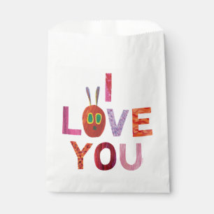 Eric Carle Caterpillar I Love You Favour Bags