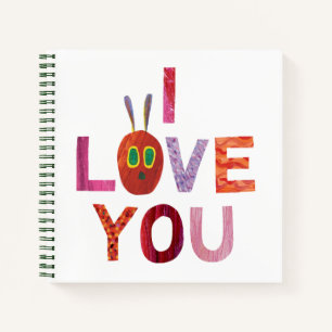 Eric Carle Caterpillar I Love You Notebook