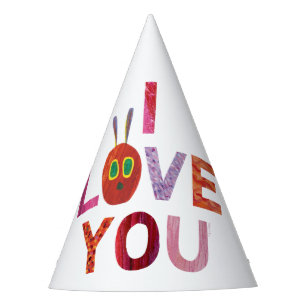 Eric Carle Caterpillar I Love You Party Hat
