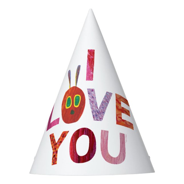 Eric Carle | Caterpillar I Love You Party Hat (Front)