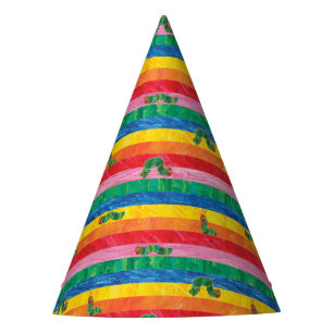 Eric Carle   Caterpillar Rainbow Stripe Pattern Party Hat