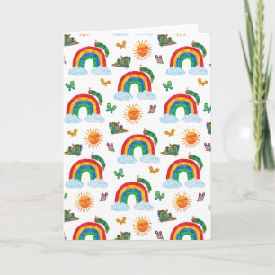 Eric Carle Caterpillar to Rainbow Butterfly Card