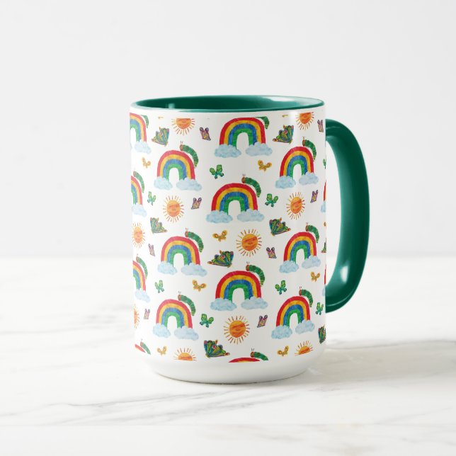 Eric Carle | Caterpillar to Rainbow Butterfly Mug (Front Right)