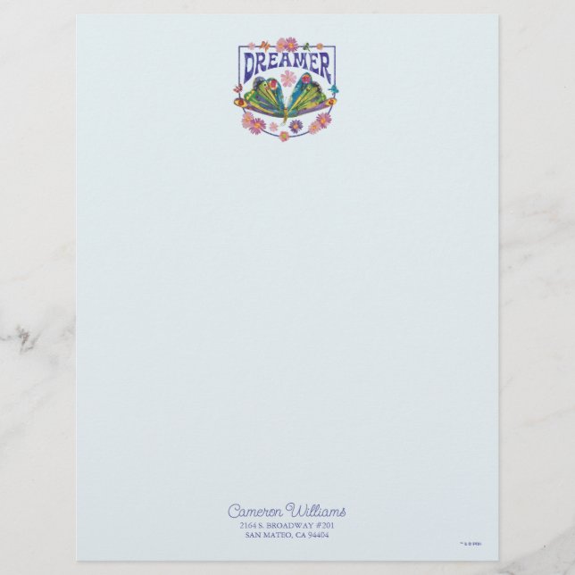 Eric Carle | Dreamer Custom Letterhead (Front)