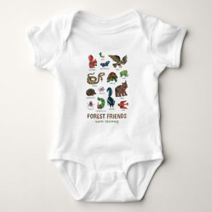 Eric Carle   Forest Friends Happy Together Baby Bodysuit