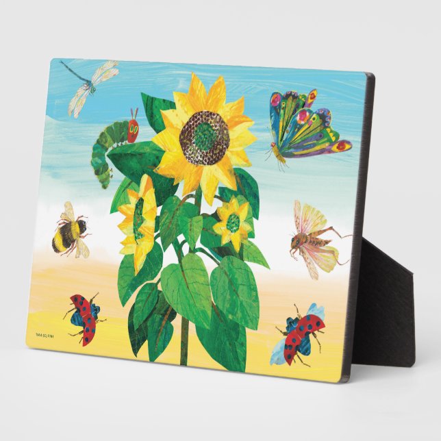 Eric Carle | Garden Flower Scene Plaque (Side)