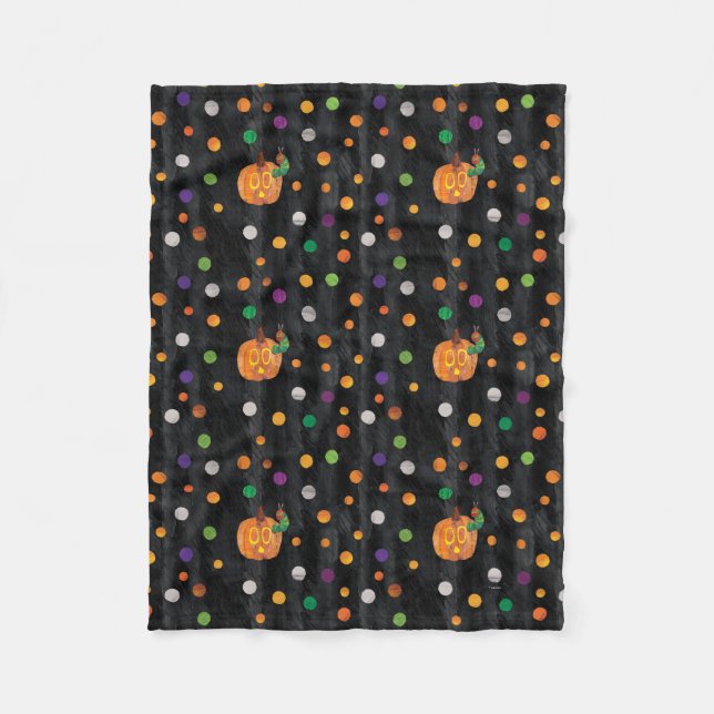 Eric Carle | Halloween Polka Dot Pattern Fleece Blanket (Front)