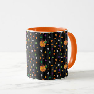 Eric Carle   Halloween Polka Dot Pattern Mug