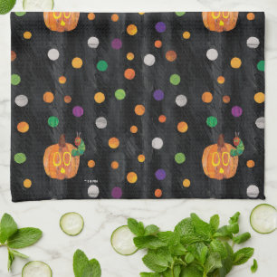 Eric Carle   Halloween Polka Dot Pattern Tea Towel