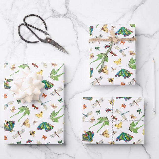 Eric Carle | Isn't Life Beautiful? Pattern Wrapping Paper Sheet (Front)