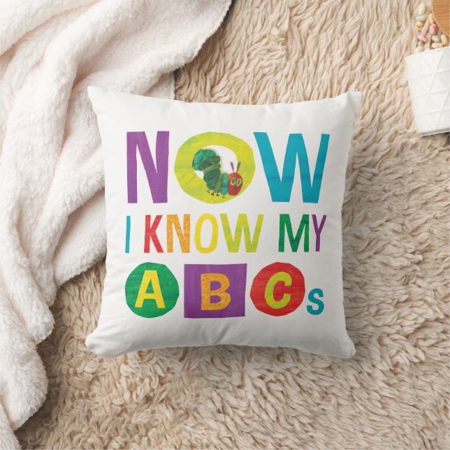 Eric Carle Now I Know My ABCs Cushion (Blanket)
