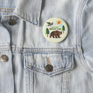 Eric Carle Ready for Forest Fun 6 Cm Round Badge