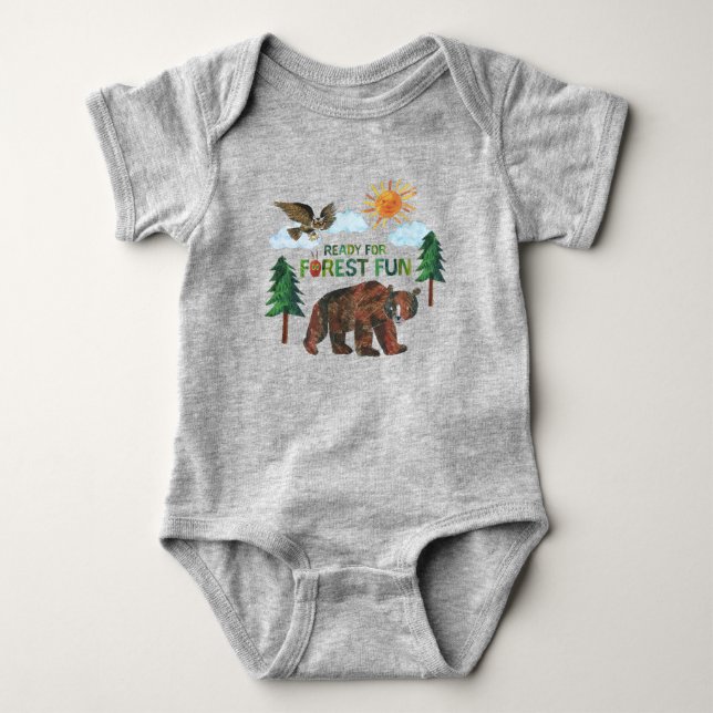 Eric Carle | Ready for Forest Fun Baby Bodysuit (Front)