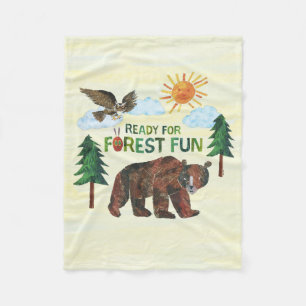 Eric Carle Ready for Forest Fun Fleece Blanket