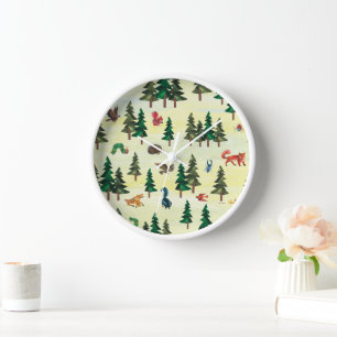 Eric Carle   Ready for Forest Fun Pattern Clock