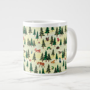Eric Carle   Ready for Forest Fun Pattern Large Coffee Mug