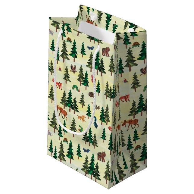 Eric Carle | Ready for Forest Fun Pattern Small Gift Bag (Front Angled)