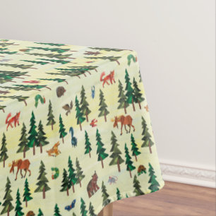 Eric Carle   Ready for Forest Fun Pattern Tablecloth