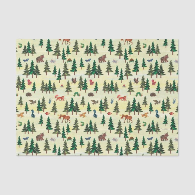 Eric Carle | Ready for Forest Fun Pattern Tissue Paper (Front)