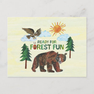 Eric Carle Ready for Forest Fun Postcard