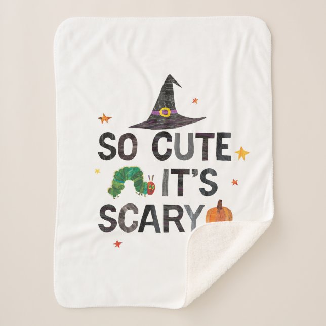 Eric Carle | So Cute It's Scary Sherpa Blanket (Front)