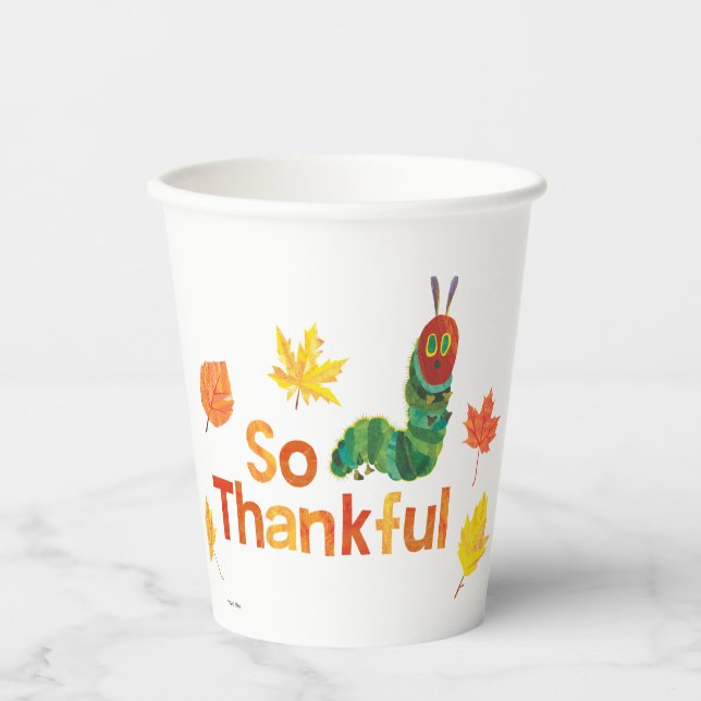 Eric Carle | So Thankful Caterpillar Paper Cups (Front)