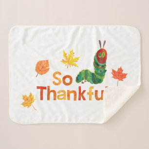 Eric Carle   So Thankful Caterpillar Sherpa Blanket